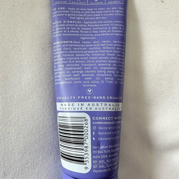 NWOT Generation Clay brightening clay mask - Picture 6 of 6